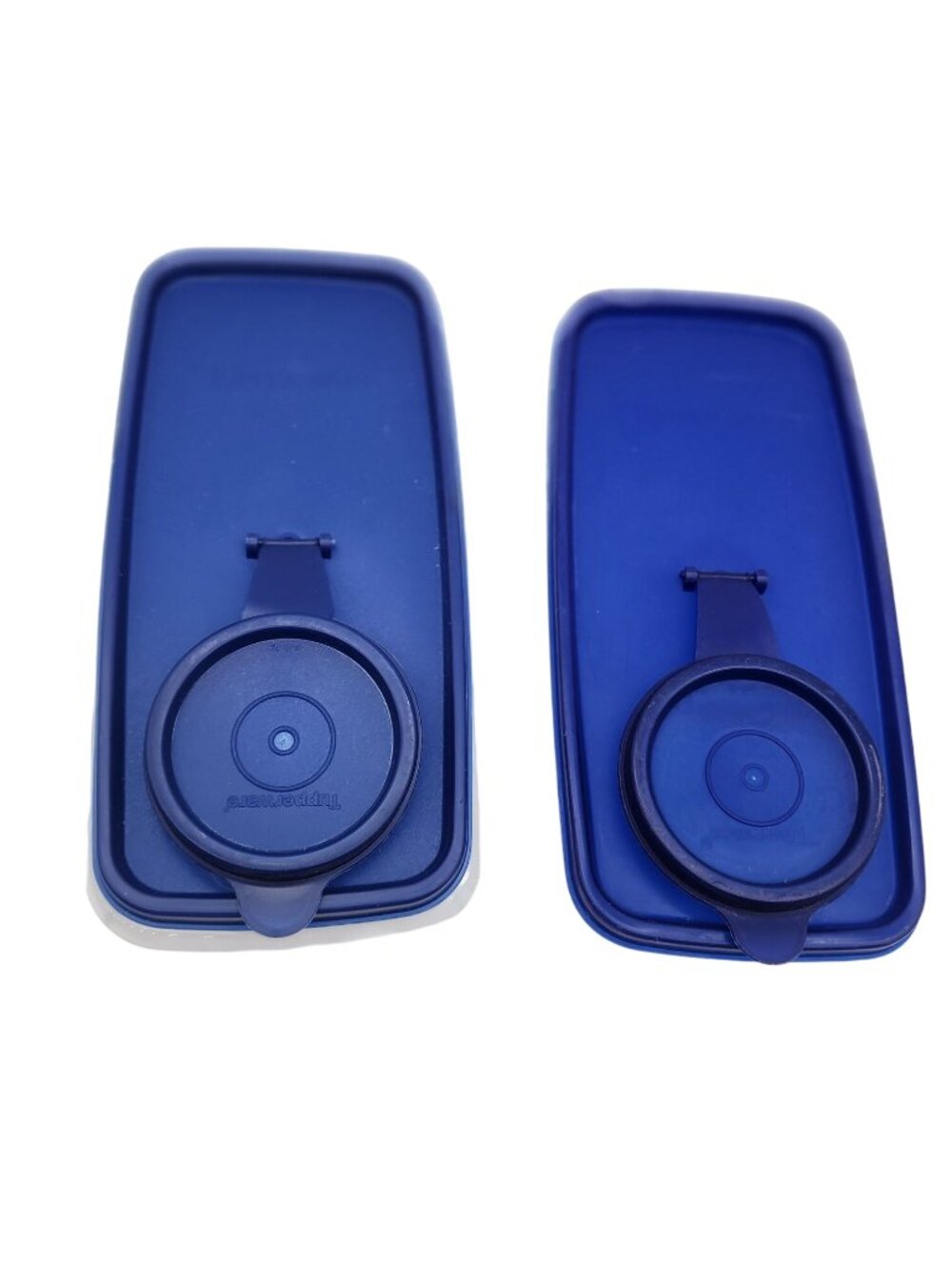 Tupperware Cereal / Oatmeal Storer Navy Seals Set of 2 - Picture 2 of 4